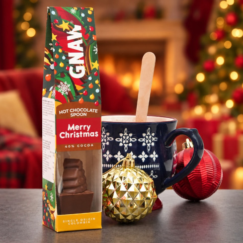 Christmas Tree Hot Chocolate Spoon
